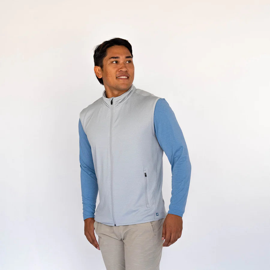 Amble Traverse Full Zip Vest Fleece Land Sea Golf